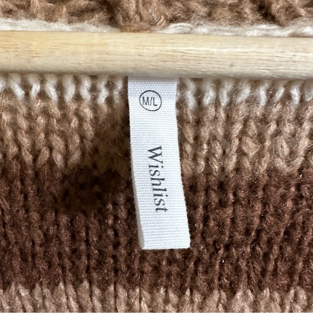 Wishlist women’s cardigan m/l oversized brown - Picture 3 of 7